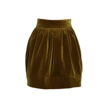 Zimmermann Velvet Waistband Mini Skirt