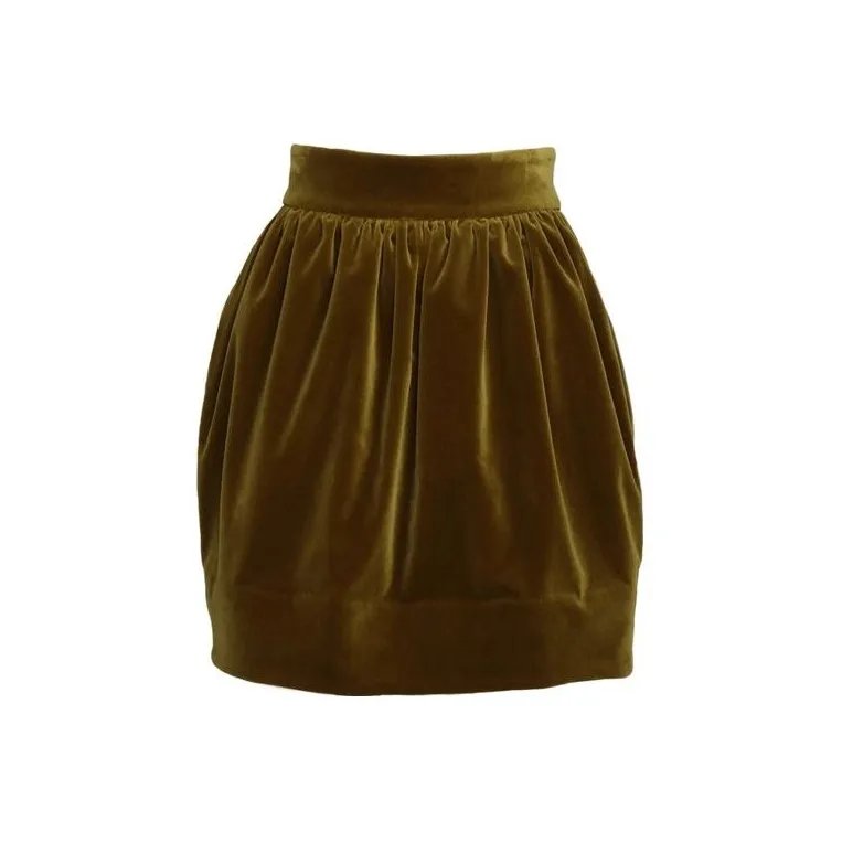 Zimmermann Velvet Waistband Mini Skirt-0