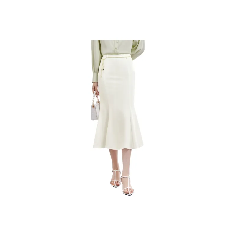 SENTUBILA Casual Long Skirt Women's-0