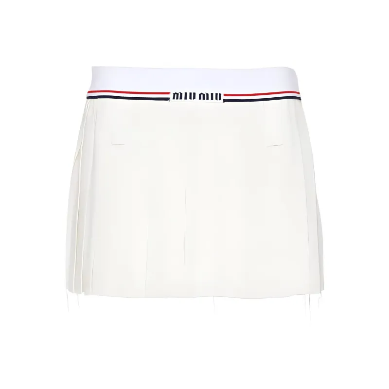 MIU MIU Casual Short Skirts Women's White-0