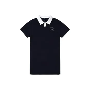 FILA Short Sleeved Dresses Women's Navy Blue