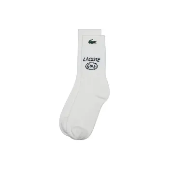 LACOSTE Mid Calf Socks Men's 1 Pack White