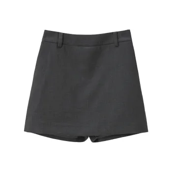 Fstudio Cropped Skort Women's Gray