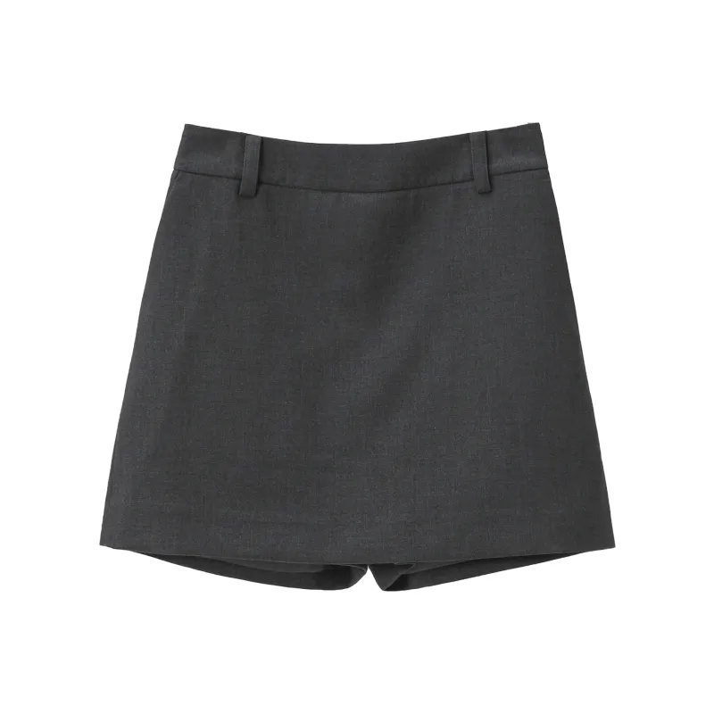 Fstudio Cropped Skort Women's Gray-0