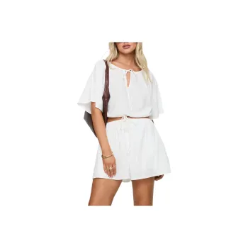 PRINCESS POLLY PATTY SET Casual Suit Women's White/White