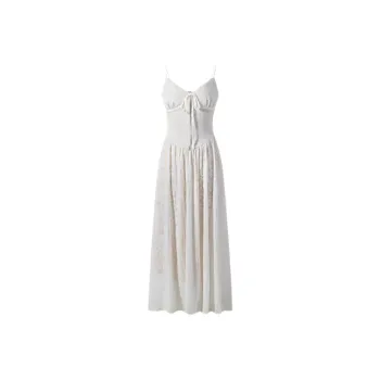 ABBY GODDESS Slip Dress Women's White