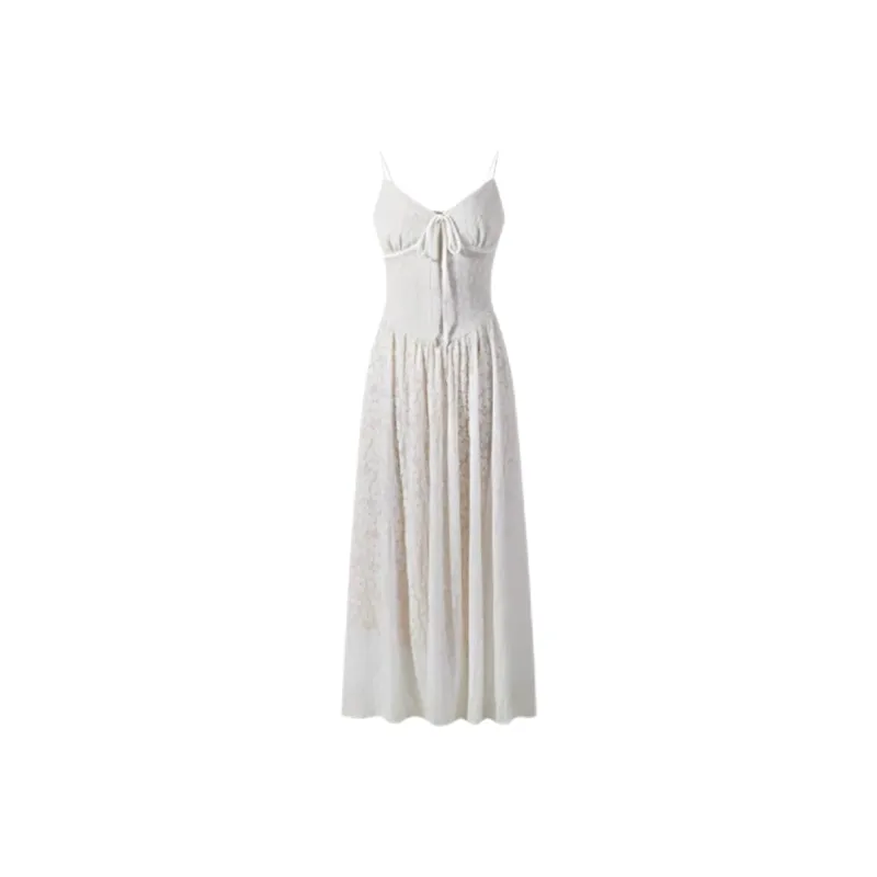 ABBY GODDESS Slip Dress Women's White-0