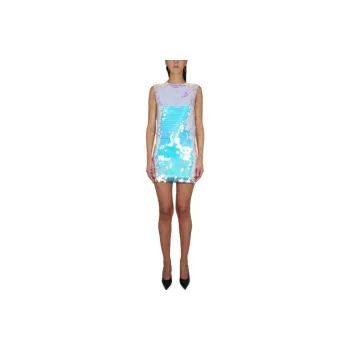 NINA RICCI Sleeveless Dress Women's Multicolor