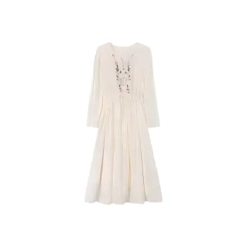 CZMO Long Sleeved Dress Women's White