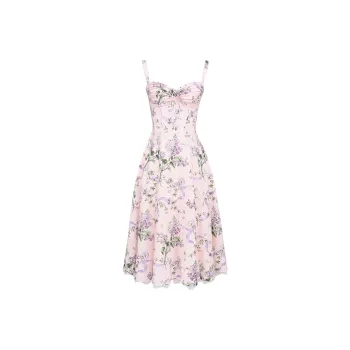 HOUSE OF CB SS25 Rosalee Slip Dress Women's Peach