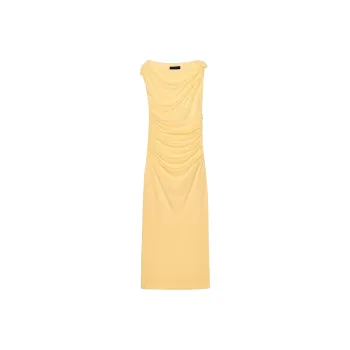 ZARA Sleeveless Dress Women's Yellow