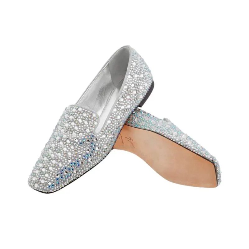 Giuseppe Zanotti/GZ Lumineu Casual Single Shoes Women's Silver-3