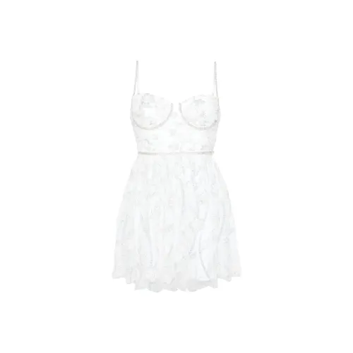 Self-portrait Sequin Laced Mini Dress