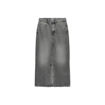ZARA Casual Long Skirt Women's Gray