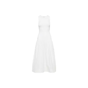 ARITZIA Babaton Worldly Dress Sleeveless Dress Women's WHITE/White