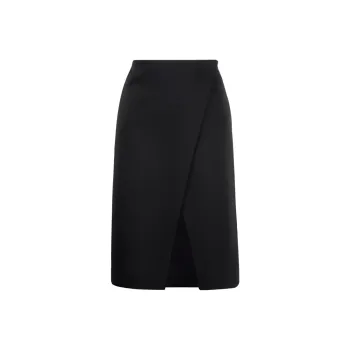 FENDI SS22 Casual Long Skirt Women's Black