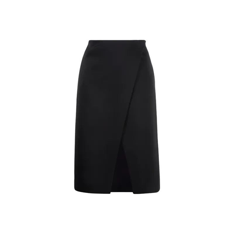 FENDI SS22 Casual Long Skirt Women's Black-0