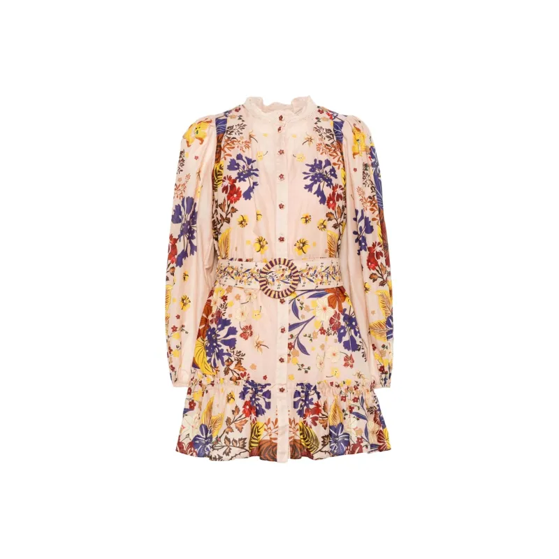 Farm Rio Bouquet Puff sleeve Mini Dress-0