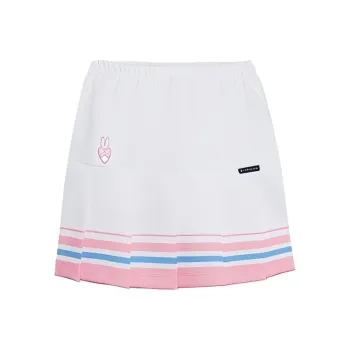 CORALIAN Casual Short Skirts Women's White