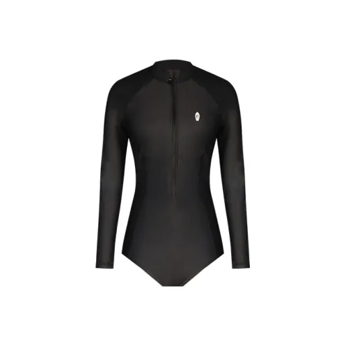 SISII LEE Winter One Piece Swimsuit Women's Matte Black