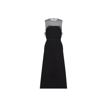 DIOR Sleeveless Dress Women's Black