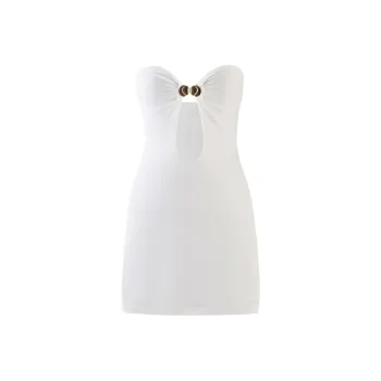 Tiger Mist CECILY MINI DRESS Sleeveless Dress Women's White