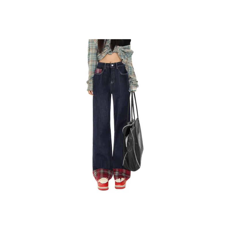 Weixi Jeans Women's Dark Blue-0