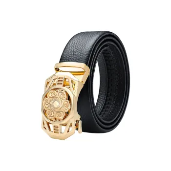 MILLIE'S Cow Leather Belts Men's Width 3.5cm