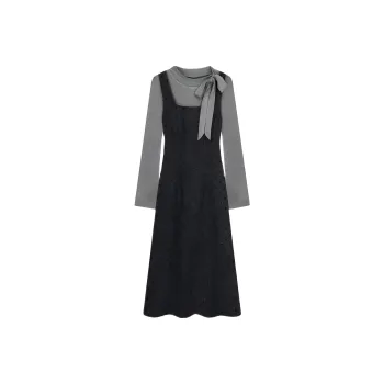 Nooidea Official Long Sleeved Dress Women's Black