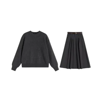 EIDOLON GRAIN Skirt Set Women's Gray