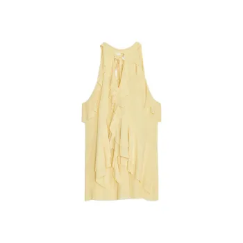 ZARA Tank Top Women's Light Yellow