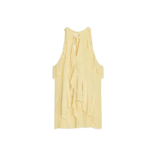 ZARA Tank Top Women's Light Yellow
