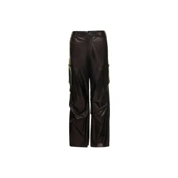 SALVATORE SANTORO Leather Pants Women's Black