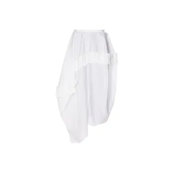 Alexander McQueen Ruffle Detailed Asymmetric Gathered Skirt