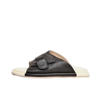 Brounvanm Slide Slippers Men Black/White