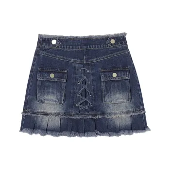 EPTISON WOMAN Denim Short Skirts Women's