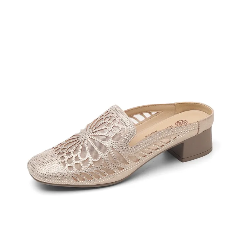 Cigna Rubber Sole Odor Resistant Closed Toe Slippers Women's-7