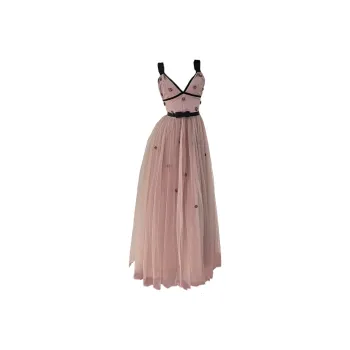 Icicofficial Slip Dresses Women's Nude Pink