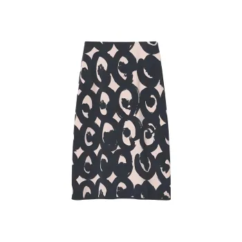 Marimekko X UNIQLO Marimekko Co-brand Casual Long Skirts Women's Black