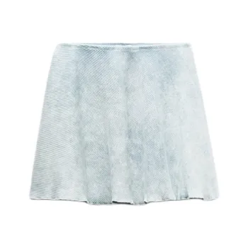 ZARA Casual Short Skirts Women's Ice White