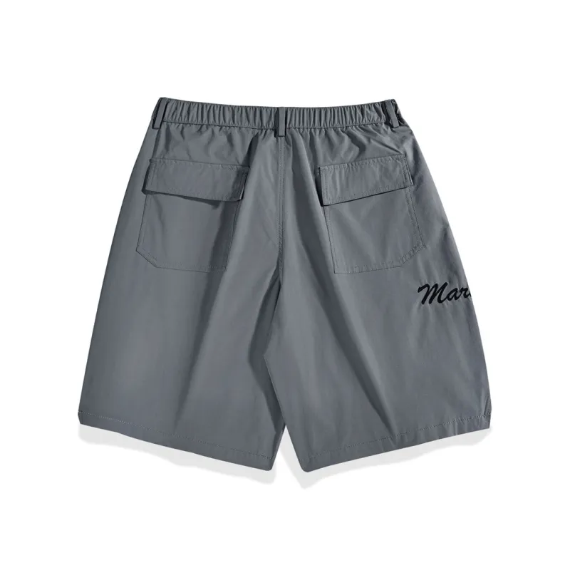 FAIRWHALE Casual Shorts Men Dark Gray-1