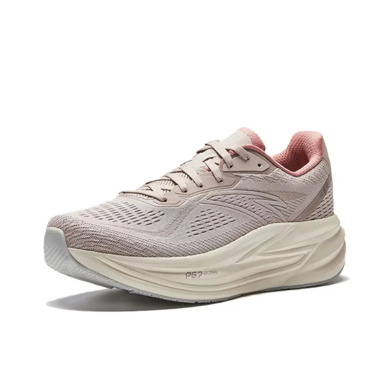 Anta Shock Absorbers With Slip Resistant And Abrasion Resistant Properties Low Top Running Shoes Women's Lotus Gray-1