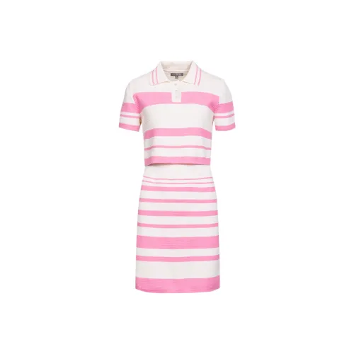 MeetMetro Skirt Set Women's Stripes