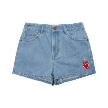 MLB New York Yankees Denim Shorts Women's Blue