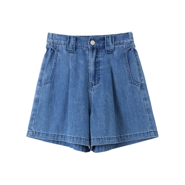 HIPPIEMISS Denim Shorts Women's Dark Blue-0