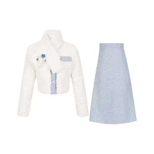 UPNANAWANG Two Piece Skirt Sets Women's