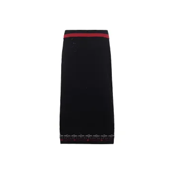 LI NING 1990 Casual Long Skirts Women's Black