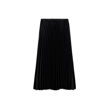 ZARA Casual Long Skirts Women's Black