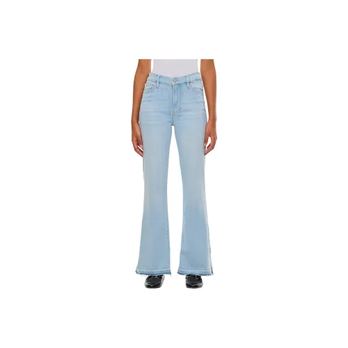 FRAME Le Easy Flare Released Fray Side Slit Jeans