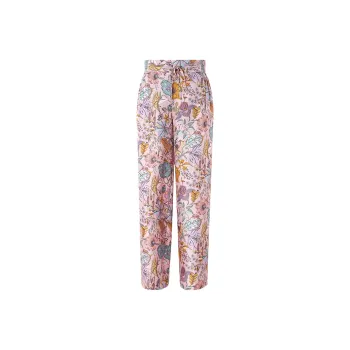 BESIONIA SS25 Casual Pants Women's Pink Floral